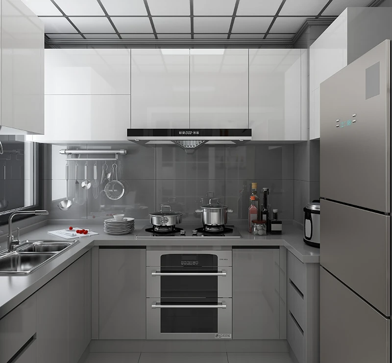 Off White Kitchen Cabinets-1