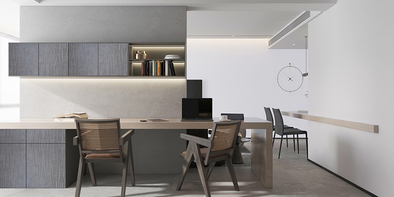 Living Room Office Combination