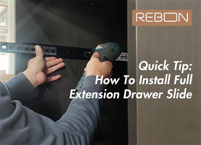 Бърз съвет: Как да инсталирате плъзгачи за чекмеджета с пълно разширение