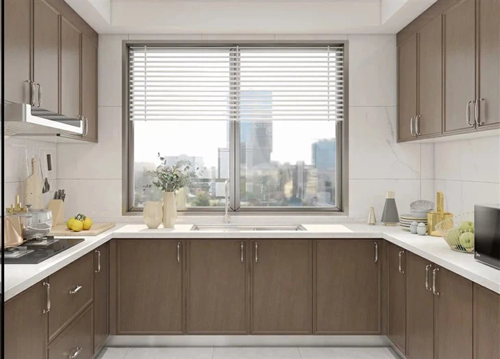 Durable Solid Wood Kitchen Cabinets